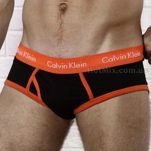 undefined Чоловічі труси брифи Calvin Klein 365 Black Orange Brief undefined