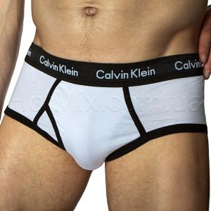 undefined Чоловічі труси брифи Calvin Klein 365 White Black Brief undefined