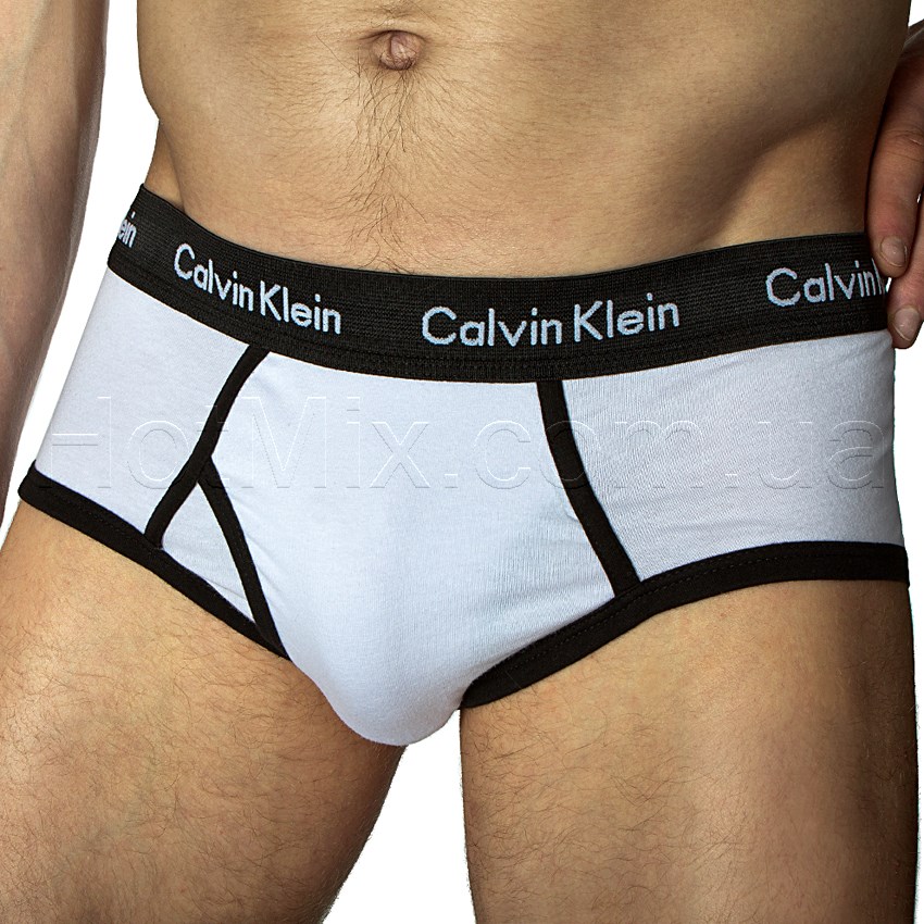 Чоловічі труси брифи Calvin Klein 365 White Black Brief фото 1