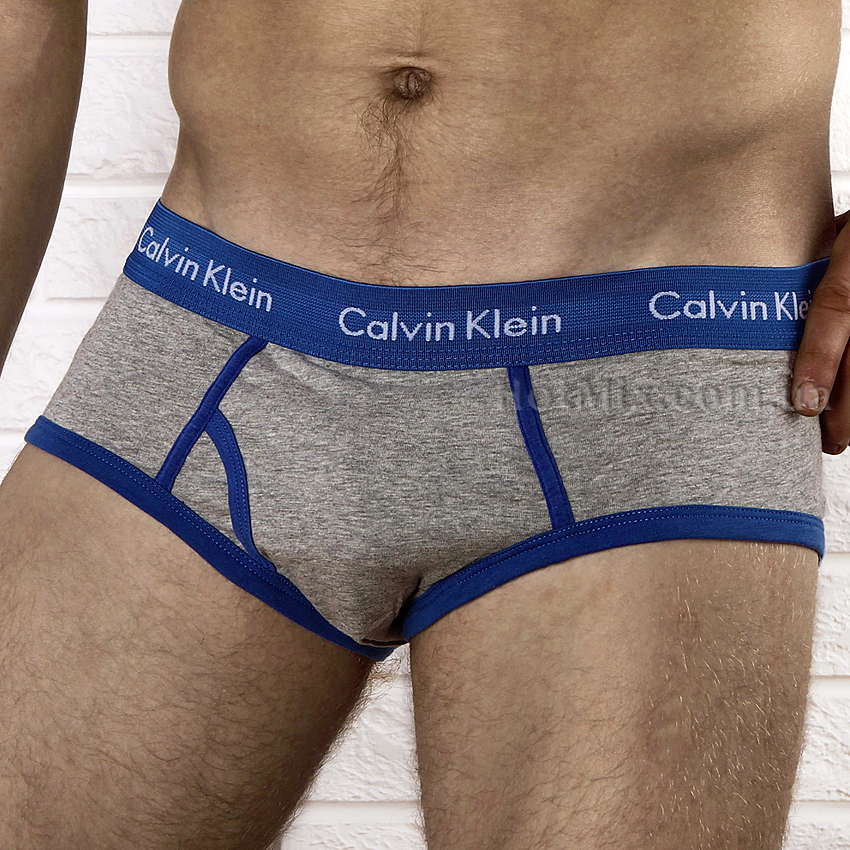 Чоловічі труси брифи Calvin Klein 365 Grey Blue Brief фото 1
