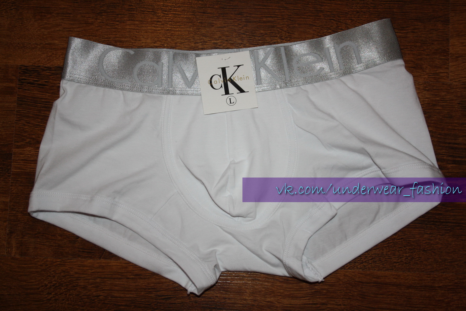 Чоловічі боксери Calvin Klein Boxer Steel White фото 2