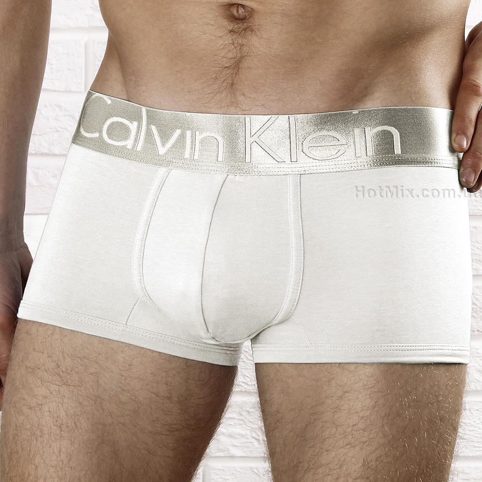Чоловічі боксери Calvin Klein Boxer Steel White фото 1