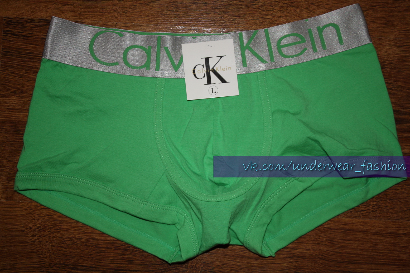 Чоловічі боксери Calvin Klein Boxer Steel Green фото 3