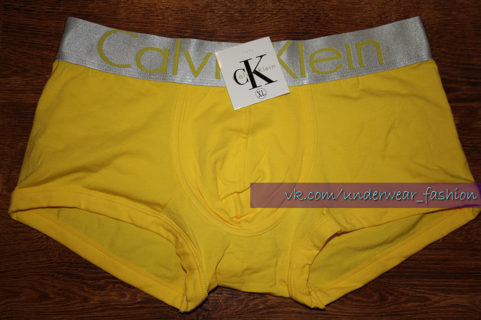 Чоловічі боксери Calvin Klein Boxer Steel Yellow фото 3