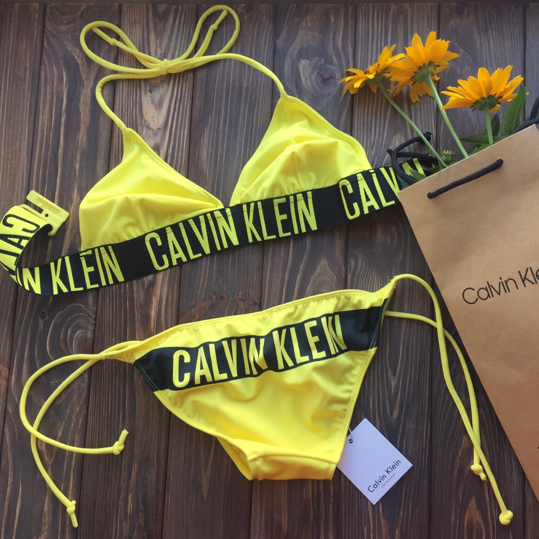 Купальник Calvin Klein жовтий фото 5