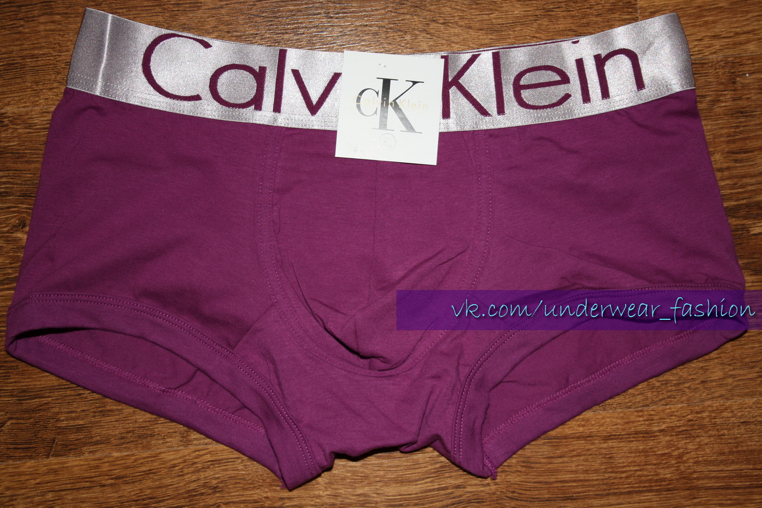 Чоловічі боксери Calvin Klein Boxer Steel Purple фото 5