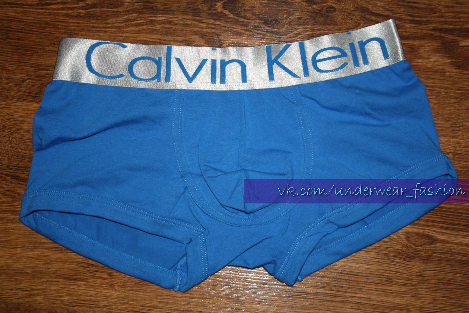 Чоловічі боксери Calvin Klein Boxer Steel Blue фото 3
