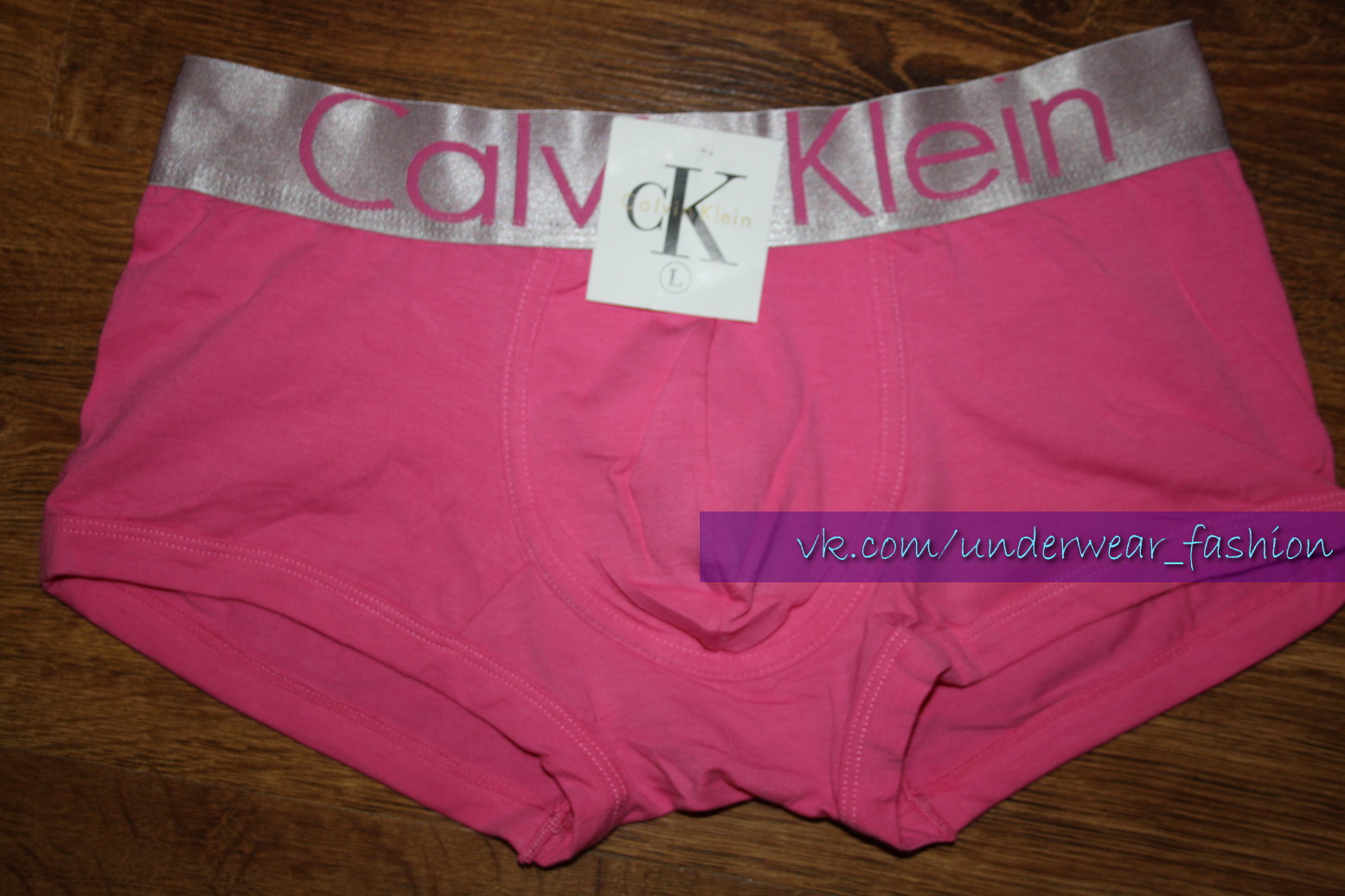 Чоловічі боксери Calvin Klein Boxer Steel Pink фото 3