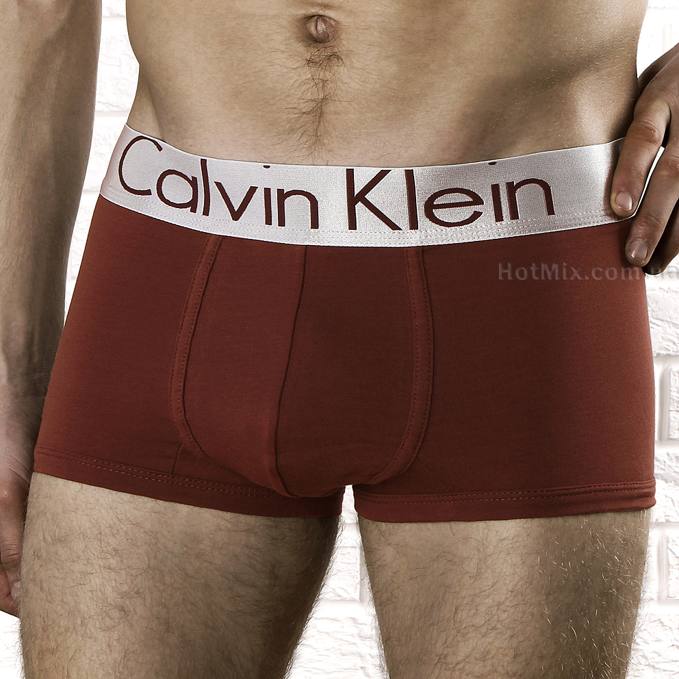 Чоловічі боксери Calvin Klein Boxer Steel Brown фото 1