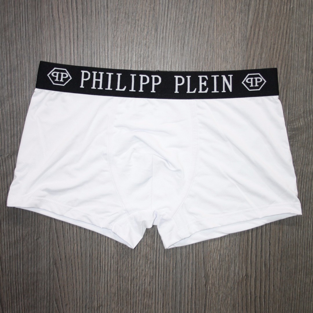 Чоловічі боксери PHILIPP PLEIN білі фото 2