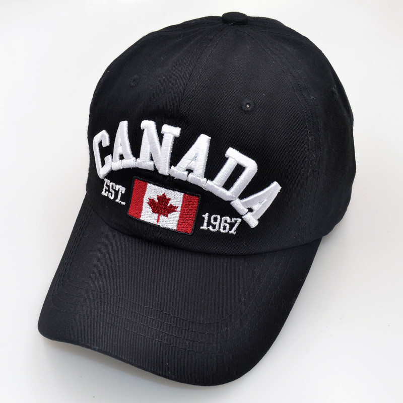 Кепка тракер бейсболка Canada чорна фото 1