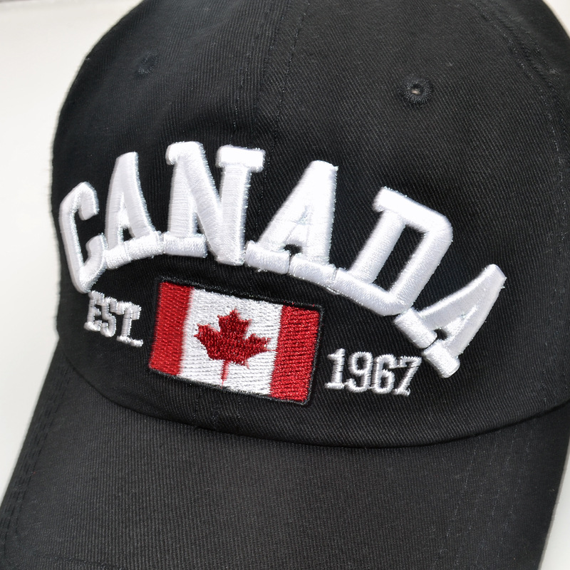 Кепка тракер бейсболка Canada чорна фото 3