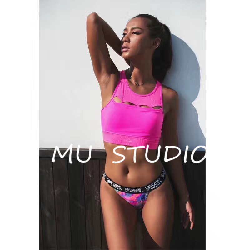 Стрінги VS PINK акварель фото 3