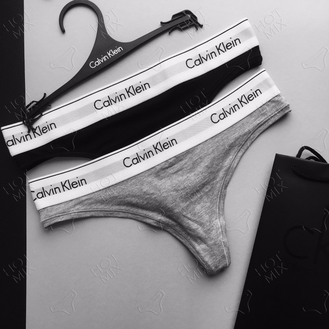Комплект жіночих стрінгів Calvin Klein Modern №5 фото 1