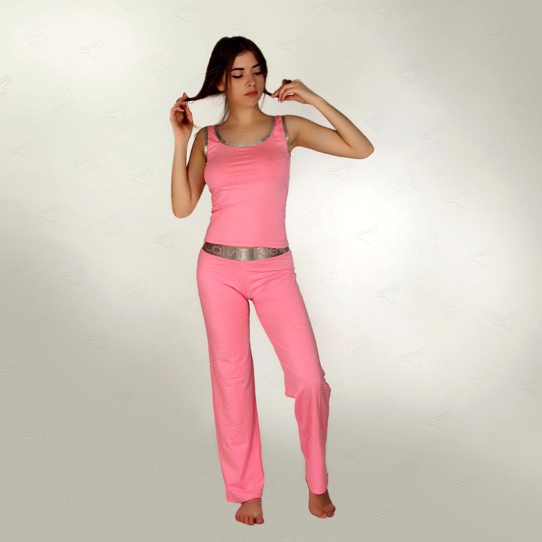 Комплект Calvin Klein рожевий майка штани фото 1