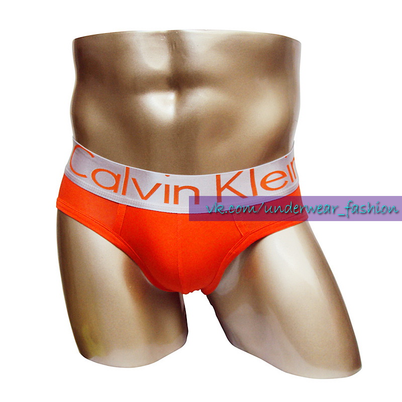 Чоловічі труси брифи Calvin Klein Brief Steel Orange фото 2