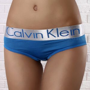undefined Женские трусики голубые Calvin Klein Steel Blue undefined