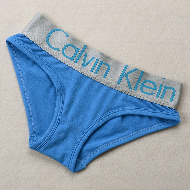 Жіночі трусики блакитні Calvin Klein Steel Blue фото 3