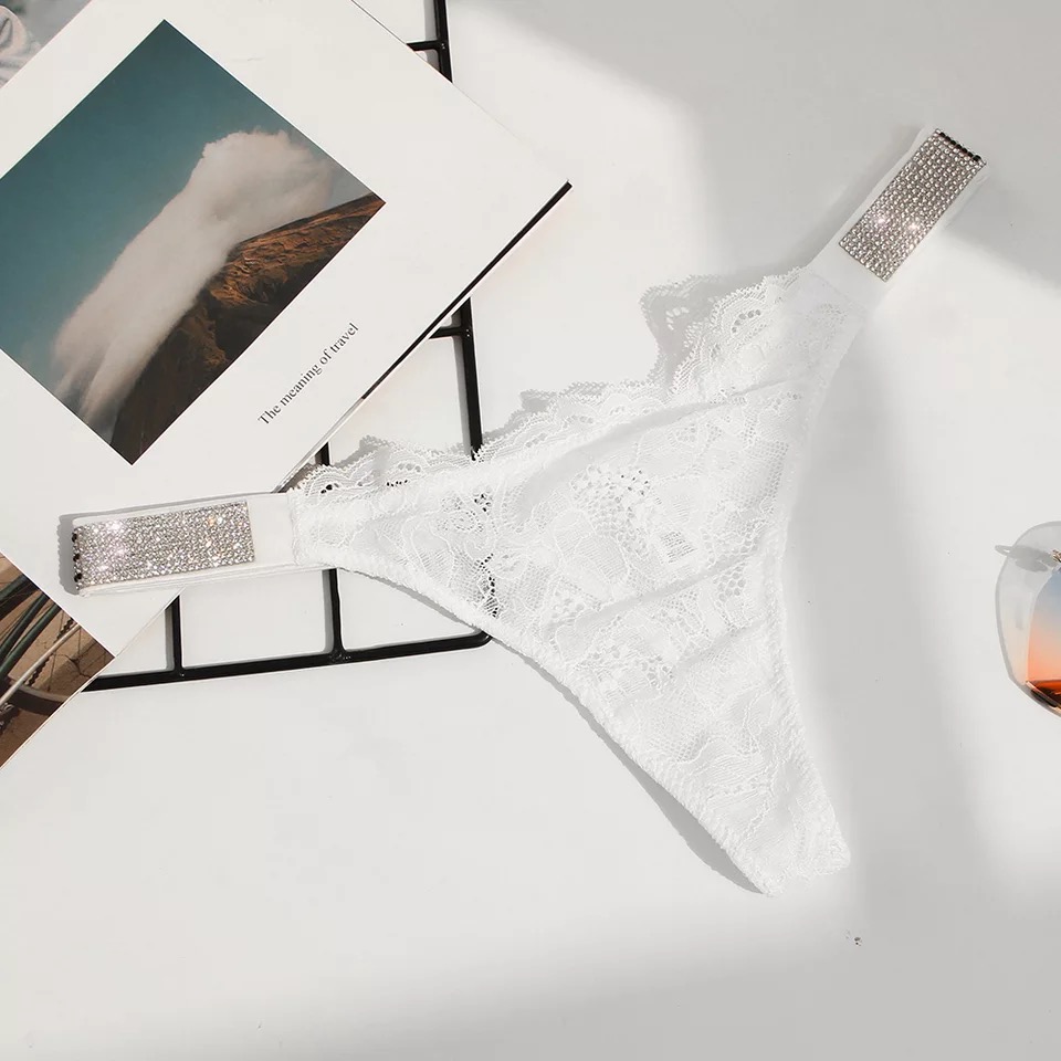 Стрінги безшовні VS white lace фото 1