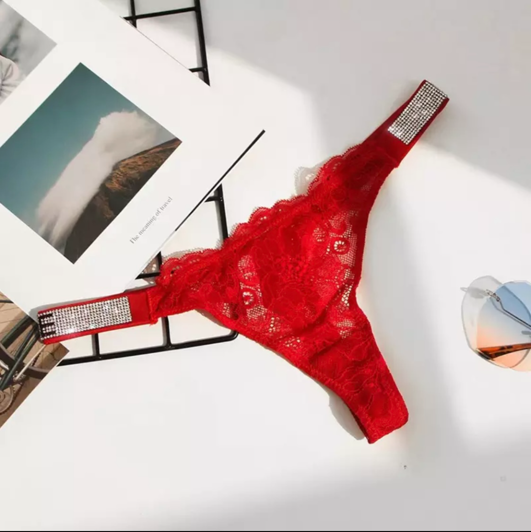 Стрінги безшовні VS red lace фото 5