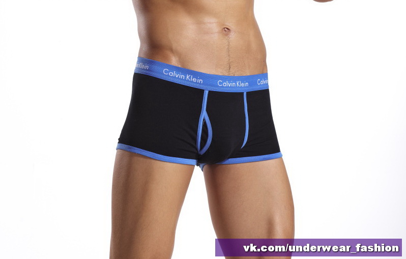 Чоловічі боксери Calvin Klein 365 Чорний синій кант фото 4