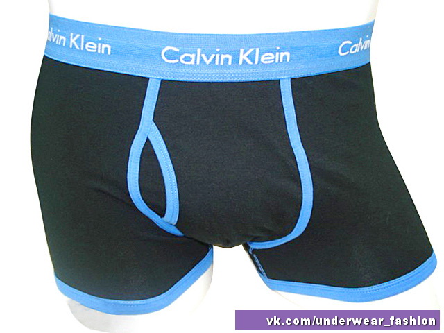 Чоловічі боксери Calvin Klein 365 Чорний синій кант фото 2