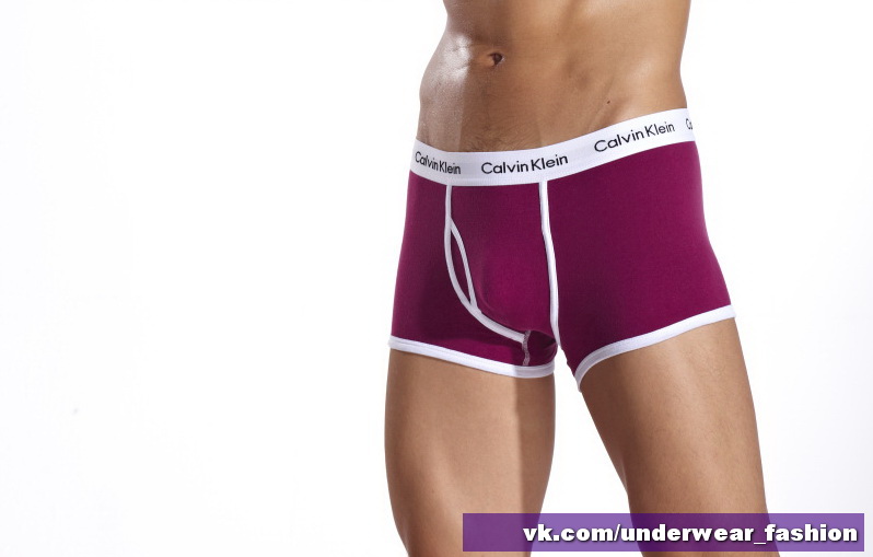 Чоловічі боксери Calvin Klein 365 Фіолет білий кант фото 5