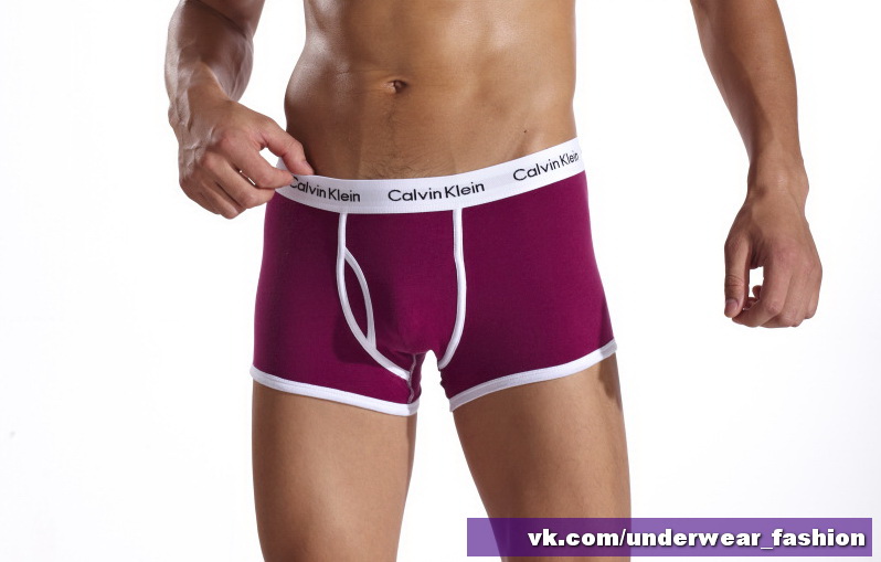 Чоловічі боксери Calvin Klein 365 Фіолет білий кант фото 3
