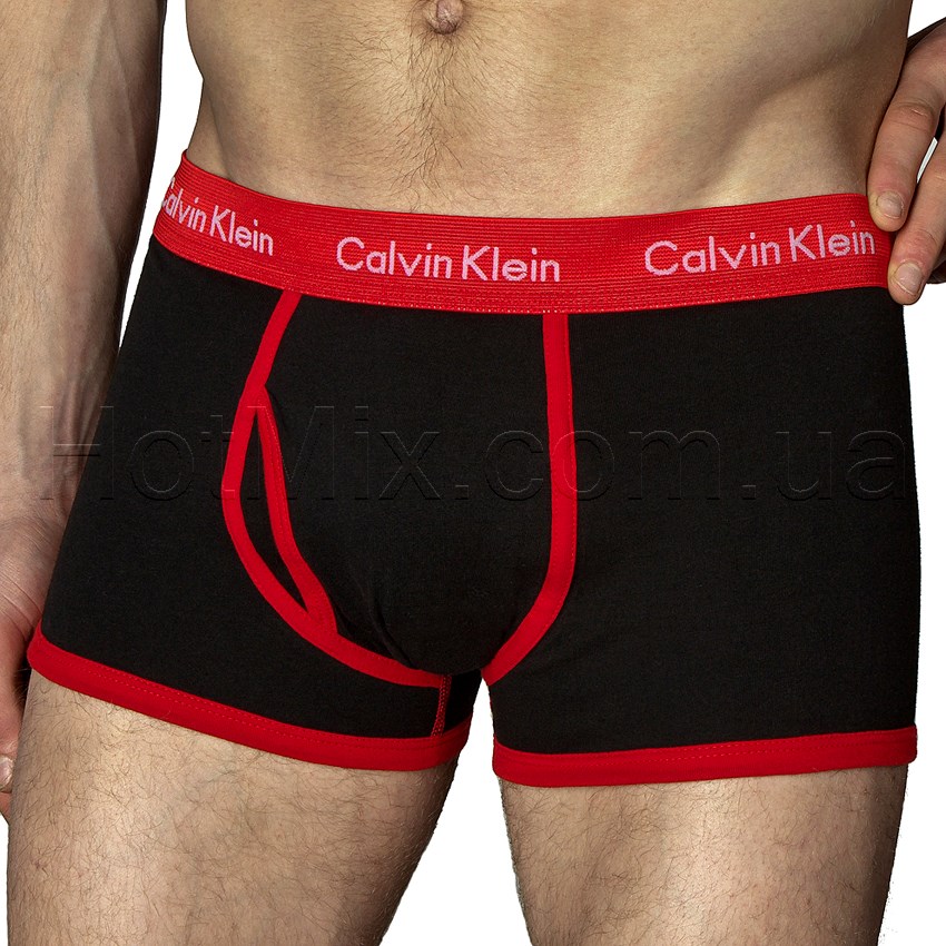 Чоловічі боксери Calvin Klein 365 Black Red Boxer фото 1
