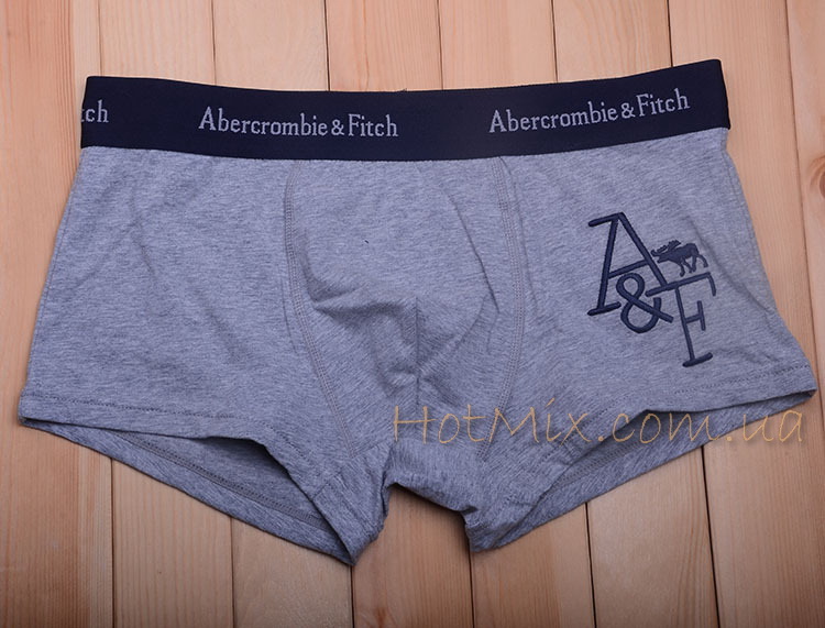 Чоловічі труси боксери сірі Abercrombie & Fitch фото 2