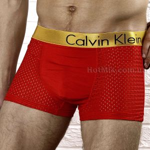 undefined Чоловічі боксери червоні, що дихають CK Bold Red undefined