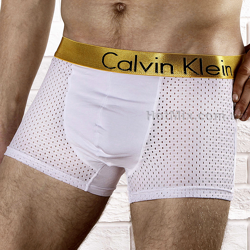 Чоловічі боксери білі дихаючі CK Bold White фото 1