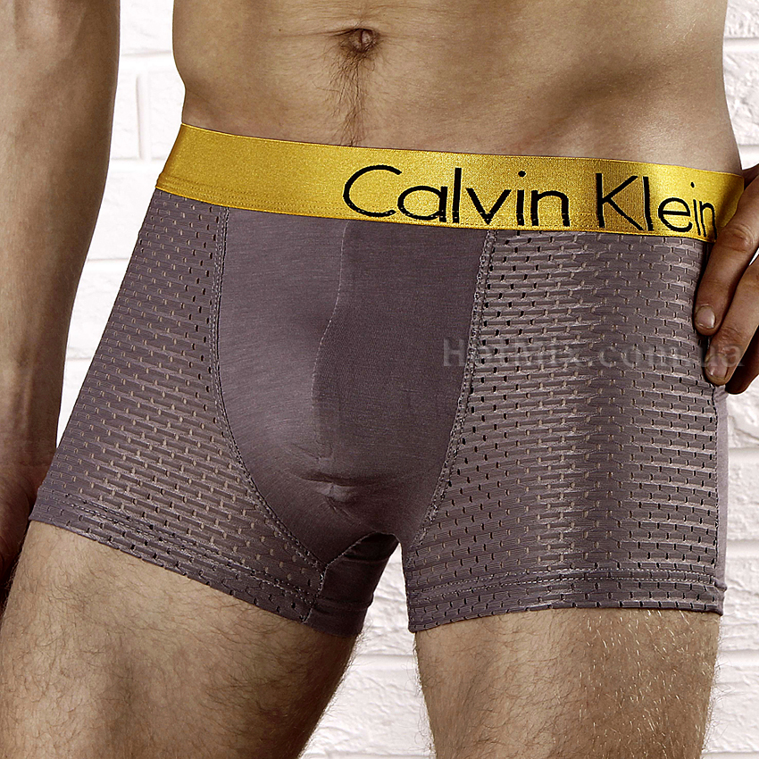Чоловічі боксери коричневі, що дихають CK Bold Brown фото 1