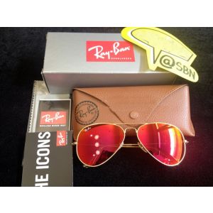undefined Окуляри Ray Ban Авіатор Золота оправа Помаранчеві 3025/3026 undefined